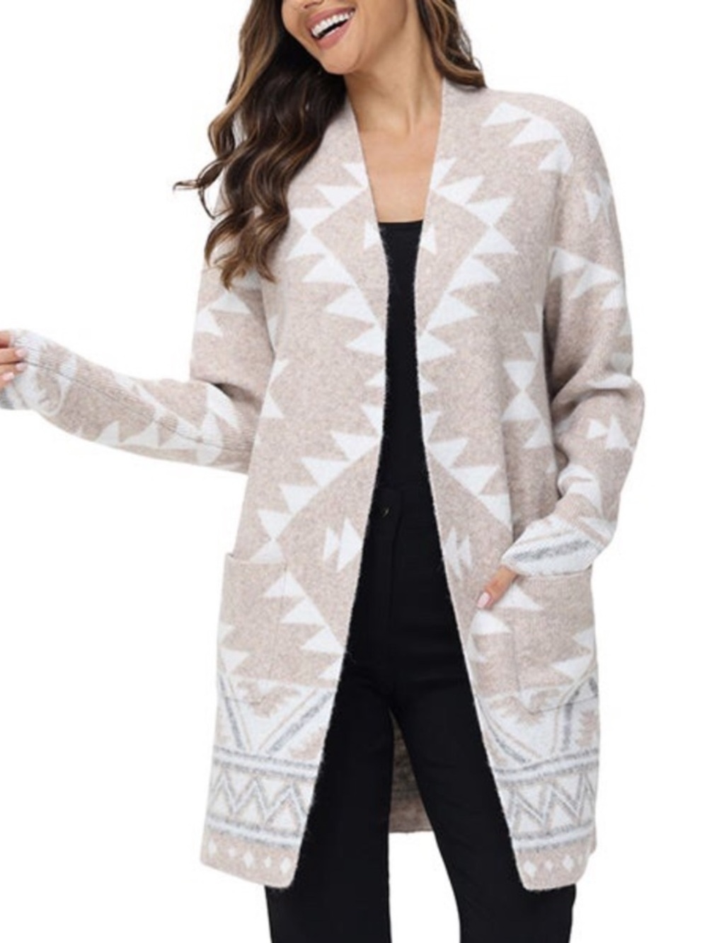 Frye The Cozy Cardigan Open Front Sweater Fall Winter Casual Layering size XL